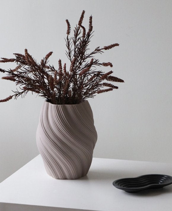 Creative Twisted Irregular Handmade Ceramic Vase