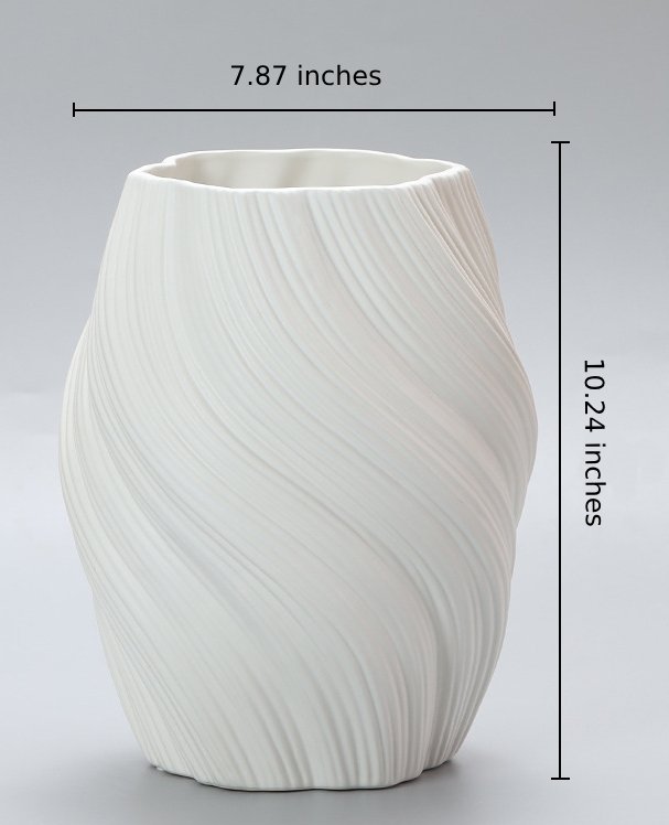 Creative Twisted Irregular Handmade Ceramic Vase