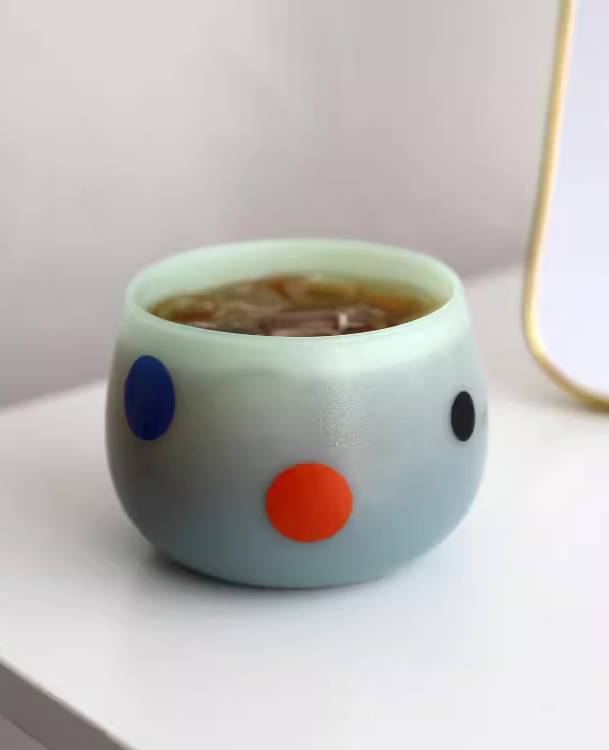 Polka Dot Fiesta Series Playful Colorful Polka Dot Coffee Cup