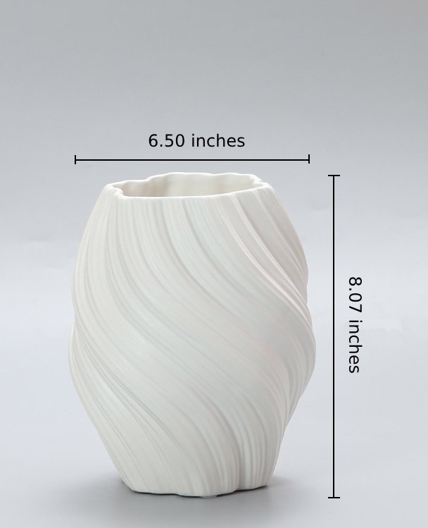 Creative Twisted Irregular Handmade Ceramic Vase