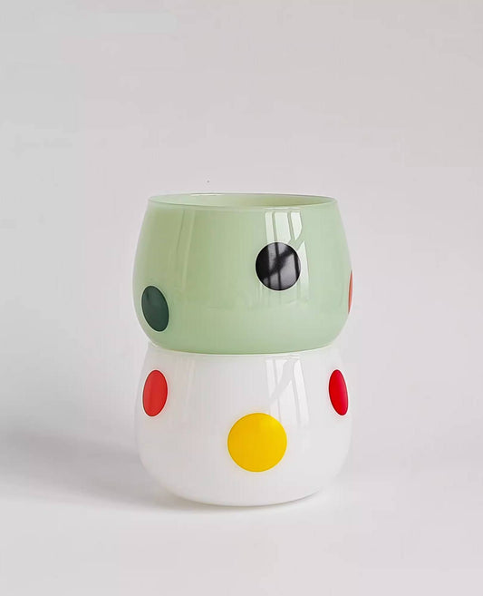 Polka Dot Fiesta Series Playful Colorful Polka Dot Coffee Cup